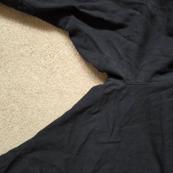 Eileen Fisher Garment-Dyed Utility Cotton Arch Pant Size 2X, Black - Picture 3 of 3